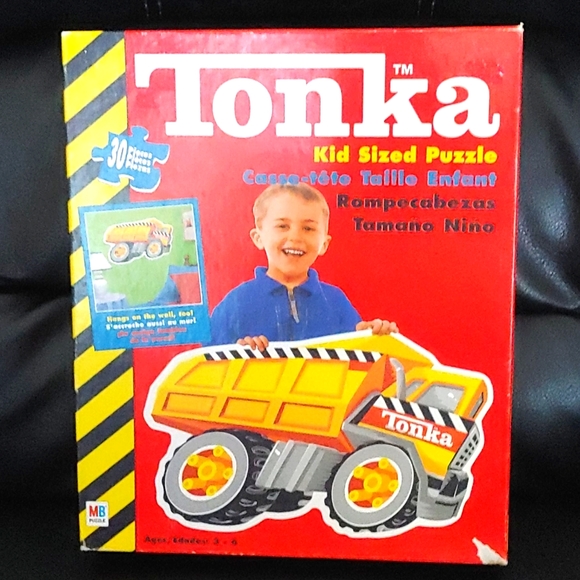 🌺RARE🌺Hasbro Tonka Kid Sized Puzzle - Picture 2 of 7